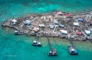 Abrolhos fisheries aerial of unknown island