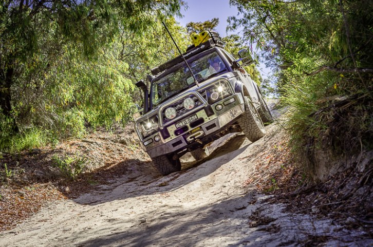 D4 on the inclinator in Leeuwin nature reserve