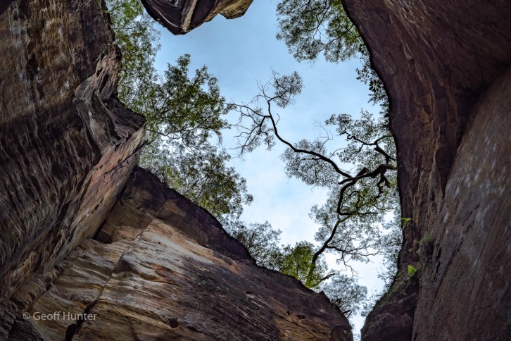 looking up in the amphtetheatre_