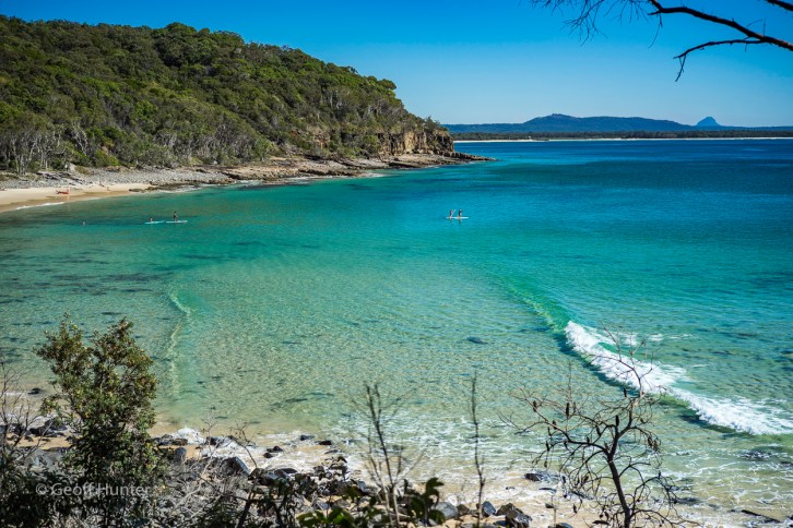 paddleboarding at Noosa